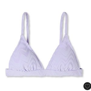 Women’s textured bikini top
